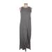 Current/Elliott Casual Dress - Midi: Gray Marled Dresses - Women's Size Medium