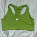 Nike Intimates & Sleepwear | Euc Women’s Nike Sports Bra Size Medium | Color: Green | Size: M