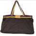 Kate Spade Bags | Kate Spade Brown Canvas Tote Duffle Bag | Color: Brown/Purple | Size: Os