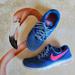 Nike Shoes | Nike Tennis Shoes Sneakers Blue Hot Pink Women's Size 8 Used | Color: Blue/Pink | Size: 8