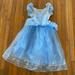 Disney Costumes | Disney Parks Cinderella Princess Dress Up Gown Girls Size 10 12 | Color: Blue/Silver | Size: 10-12