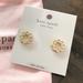 Kate Spade Jewelry | 2/$20 Kate Spade Full Circle Stud Earrings | Color: Gold/White | Size: Os