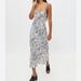 Urban Outfitters Dresses | Dress Forum La Animal Print Slip Dress | Color: Gray/White | Size: S