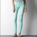 American Eagle Outfitters Jeans | American Eagle Mid-Rise Jegging 10 Reg Teal | Color: Blue | Size: 10
