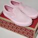 Vans Shoes | Girls English Rose Pink Suede Classic Slip On Vans Shoes Sneakers Size 1 New | Color: Pink | Size: 1g