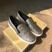 Michael Kors Shoes | Michael Kors Keaton Metallic Slip-On Shoes Size 5 | Color: Gray/Silver | Size: 5