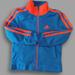 Adidas Jackets & Coats | Adidas Full Zip Track Jacket Toddler Boys Size 2t | Color: Blue/Orange | Size: 2tb