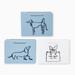 Kate Spade Office | Kate Spade New York Paper 3 Large Paper Clips, Dog Party | Color: Blue/White | Size: Os