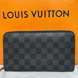 Louis Vuitton Bags | Authentic Louis Vuitton Damier Graphite Zippy Organizer Wallet | Color: Black/Gray | Size: Os