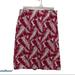 J. Crew Skirts | J Crew Palm Leaf Print Skirt Size 4 | Color: Red/White | Size: 4