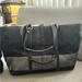 Coach Bags | Coach Canvas Tote Bag | Color: Black/Gray | Size: Os