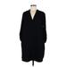 Lush Casual Dress - Shirtdress: Black Dresses - Women's Size Medium