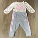 Adidas Matching Sets | Adidas Infant Girls 2pc Set | Color: Gray/Pink | Size: 6-9mb