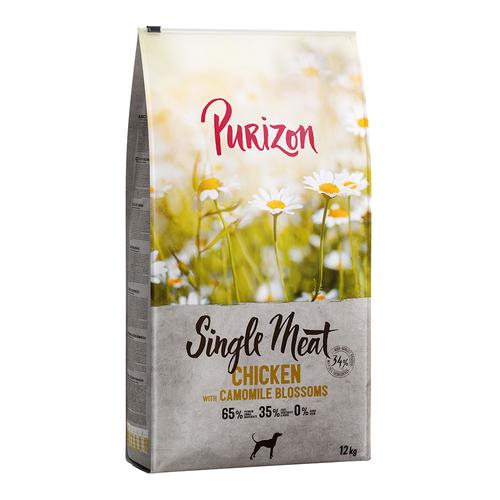 Purizon Single Meat Adult Huhn mit Kamilleblüten und Kürbis - getreidefrei - 12 kg