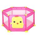 Baby Playpen Fence Breathable Waterproof mesh Easy to Install and Carry,Safety Fence Helpful to Maintain a Clean and Tidy Home for You