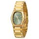 BERNY Watch for Men Quratz Movement Male Luxury Gold Watches Waterproof Classic Wristwatch Light Green Dail