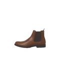 JACK & JONES Herren JFWFENCHURCH PU Chelsea Boot Chelseaboots, Cognac, 44 EU