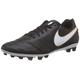 Nike Herren Tiempo Genio II Leather AG Fußballschuhe, Schwarz (Schwarz/Weiß), 47