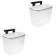 MAGICLULU 2pcs Wall Mounted Trash Can Table Top Trash Can Portable Dryer Mini Trashcan Kitchen Hanging Waste Bucket Mini Garbage Can Kitchen Waste Bin Rv Plastic Wall Hanging