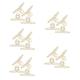 Angoily 20 Pcs Pearl Hair Clip Jaw Clip Hair Pearls Hair Clips Hair Accessories for Girls Pearl Hair Claw Korean Hair Accessories Girls Hair Bows Clips Barrettes Miss Large Claw Clip Alloy