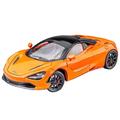 EVURU Simulation car retro car model For McLaren 720S 1:24 sports car alloy car model toy car ornaments toys gifts model ornaments (Color : Orange)