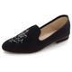 Mens Gents Groom Traditional Ethnic Wedding Indian Handmade Pumps Khussa Jutti Mojari Slip On Flat Black Shoes Size UK 6 EU 41