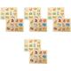 ibasenice 8 Sets Grab Board Puzzle Kids Puzzles Wooden Playset Wood Baby Toys Sea Animal Puzzle Educational Learning Toys Kids Toy Wood Puzzles Peg Puzzles for Toddlers Kids Toys