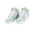 Lakai Men's Telford Skate Shoe - High Top Sneakers, Light Blue/Cream Leather, 5 UK