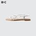 Women's Narrow Strap Sandals | Off White | XL | UNIQLO US