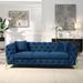 Blue Elegant Velvet Living Room 3-Seater Sofa, Upholstered Sofa,High quality and durable