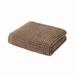 Gracie Mills Dorian Waffle Weave Solid Chenille Throw