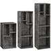 VECELO, 2/3/4-Tier Open Cube Wooden Bookcase Organizer, Bookshelf / Book Storage