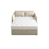 Gracie Mills Valencia Diamond Quilted Waterproof Sofa Bed Mattress Pad - White