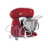 All-Metal 12-Speed Electric Stand Mixer, Tilt-Head, 4.5 Quarts, Pouring Shield, Red