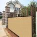 Shatex Privacy Fence Screen Heavy-Duty 90% Blockage Shade Cover Fencing Net, 4 x 25 ft., Beige