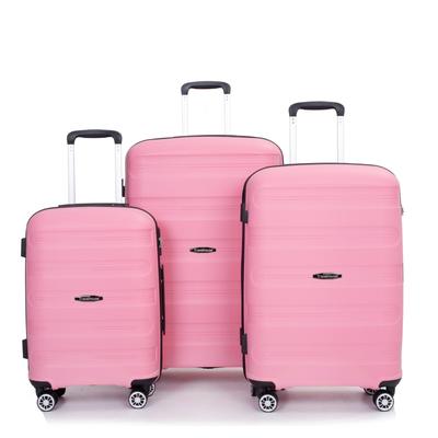 3-Piece Hardshell Lightweight Suitcase Spinner Wheels Luggage Sets w/ TSA Lock