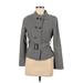 Ann Taylor LOFT Jacket: Gray Jackets & Outerwear - Women's Size 8 Petite