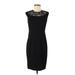 Cynthia Steffe Cocktail Dress - Sheath: Black Dresses - Women's Size 4