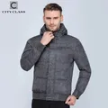 CITY CLASS-Veste matelassurera en coton pour homme Parka Chapeau Court Chaud Isoft Loisirs