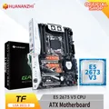 HUANANZHI X99 TF LGA 2011-3 XEON X99 Carte Mère avec Intel E5 2673 V3 soutien DDR3 DDR4 RECC mémoire