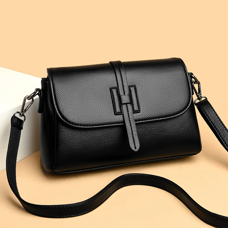 Petit sac à bandoulière initié pour femme, cartables décontractées pour femme, sac à main à rabat pour femme, design de luxe, nouvelle mode