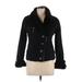 Ashley by 26 International Jacket: Short Black Print Jackets & Outerwear - Women's Size Large