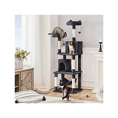 Yaheetech Multi-Level Sisal Cat Tree, 70.5-inch, Black
