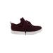 Brash Sneakers: Burgundy Solid Shoes - Women's Size 7 1/2
