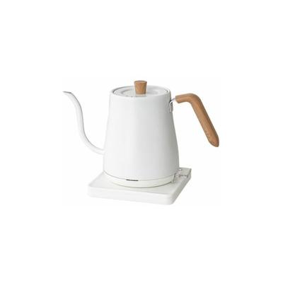 Wasserkocher, Wasserkocher für Kaffee und Tee 800 ml 1200 w, Edelstahl, weiße Holzmaserung Image