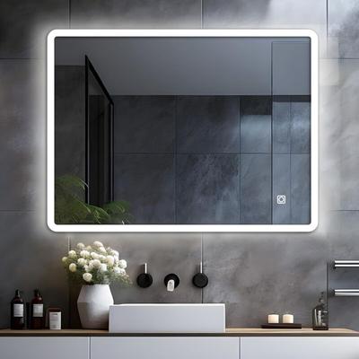 Meesalisa - led Badspiegel mit Beleuchtung 50 60 70 80 100 cm Bad Spiegel Groß badezimmerspiegel