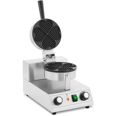 Waffeleisen herzförmig Waffelmaschine Waffelautomat 1000 w 50 - 300 °c 0 - 5 min