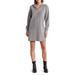 Long Sleeve Half-zip Sweater Dress