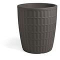 Vaso rotondo in resina 'Tyle' 60 cm. Antracite