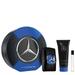 Mercedes-Benz Man 2022 3 Pc Gift Set - 3.4oz EDT Spray 10ml EDT Spray 3.4oz Shower Gel